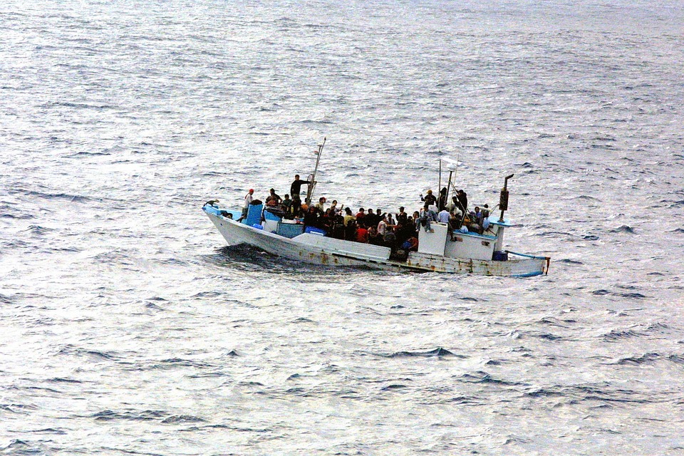 refugee on boat