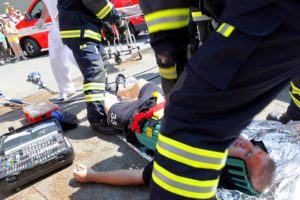 a whiplash case where the victim receiving medical attention