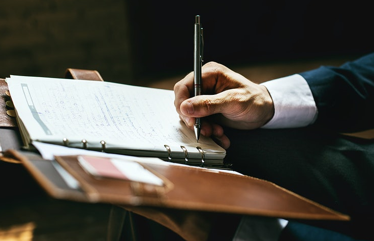 signing a contract