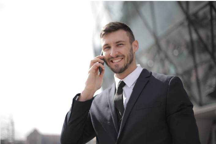 man making a call
